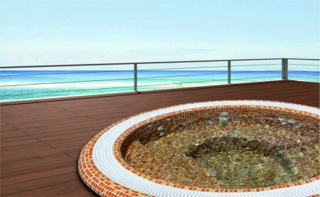 Переливной спа-бассейн AstralPool Mirage / Aquavia Oasis