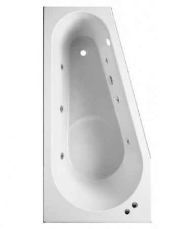 Ванна Riho Delta 160x80 с гидромассажем (Левая)